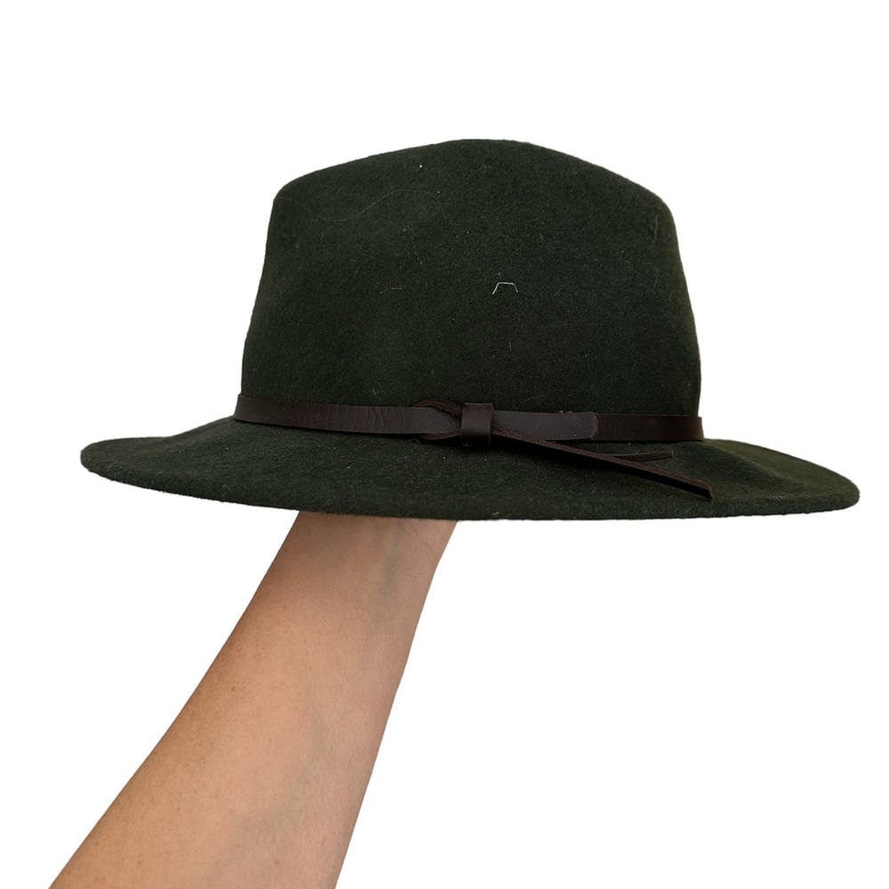 Olive green hat